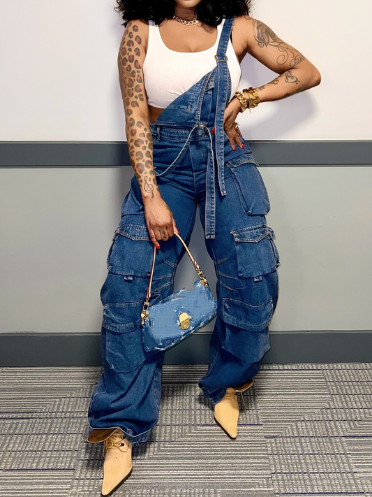 Chic Cargo Jumpsuit