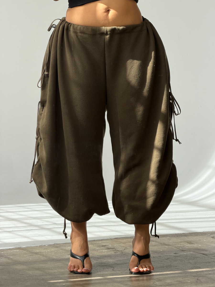 Adjustable Waist Loose Pants