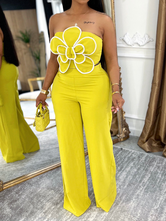 3D Flower Two Pieces Set