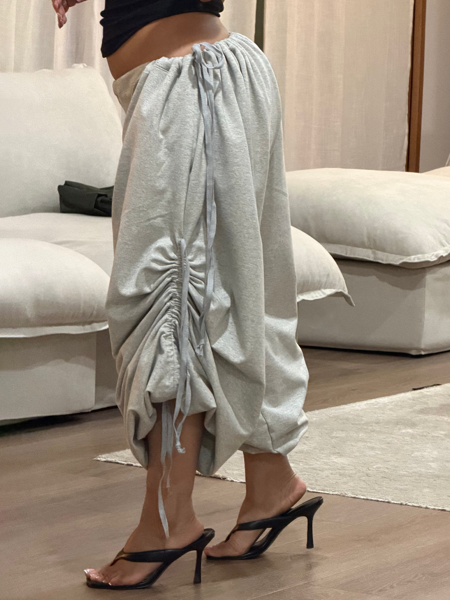 Adjustable Waist Loose Pants